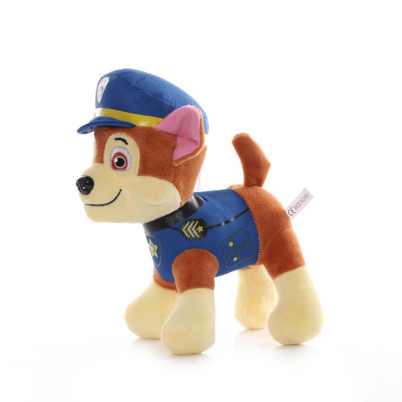 Boneka Paw Patrol Pup Skye Zuma Marshall Rubble Chase Rocky Zuma Skye Bahan Plush Hadiah Anak