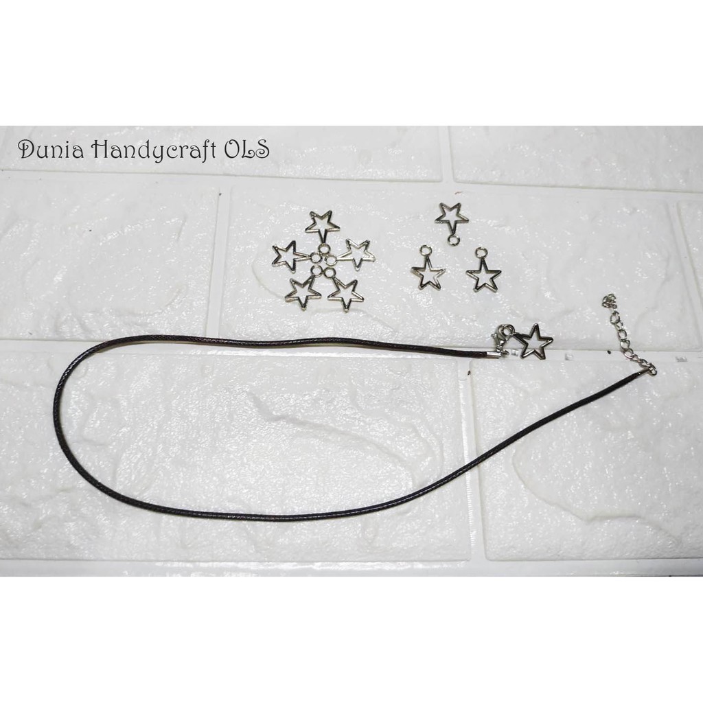 Ornamen Gantung Bintang DIY Charm Star Bahan Kerajinan Tangan