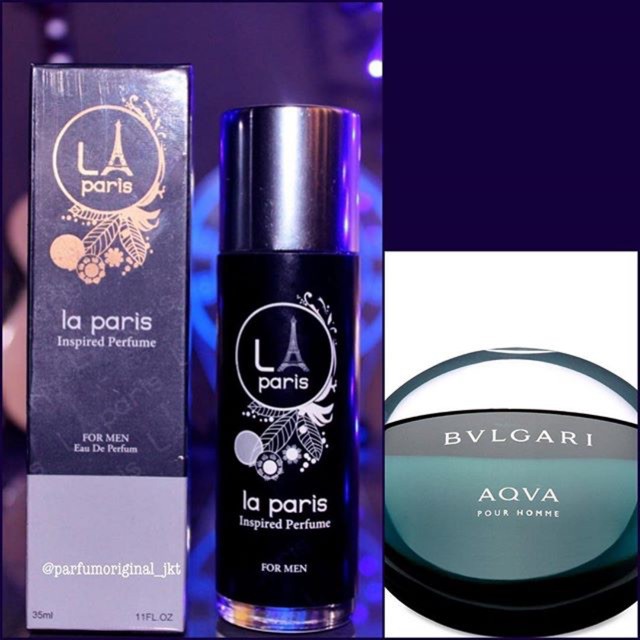 Laparis Inspirasi Dari Parfum BVLGARI AQUA POUR HOMME MARINE