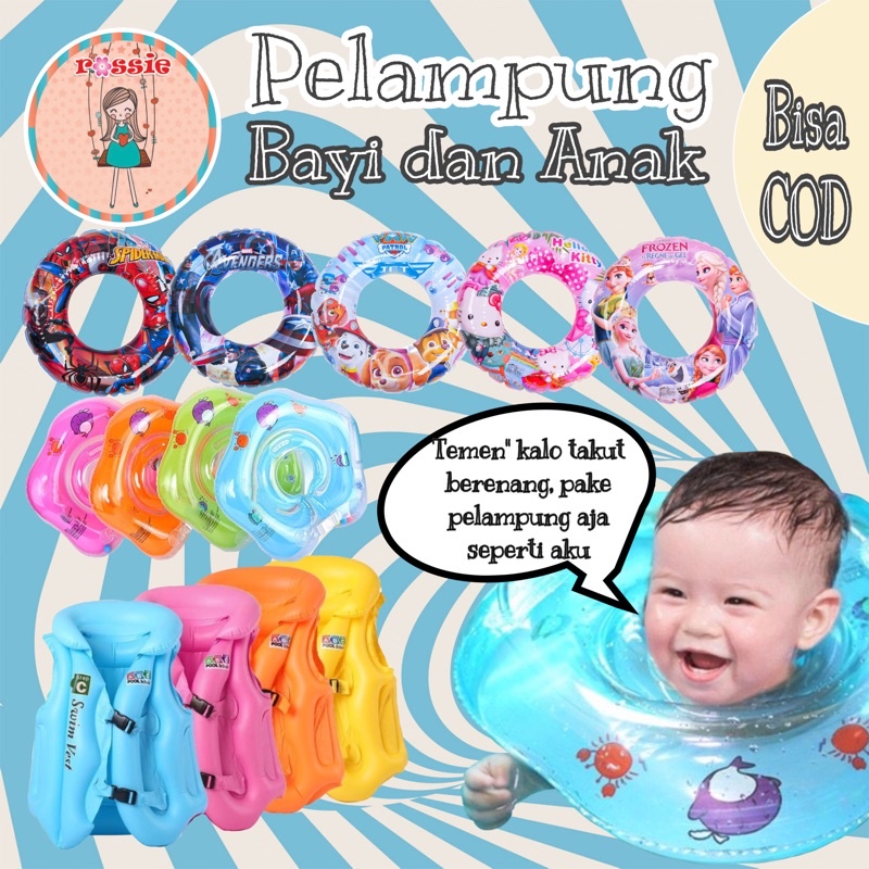 Neck Ring Bayi/Pelampung Renang Anak/Ban Leher Baby Neckring/Neck Ring Baby Pelampung Leher Bayi Ban