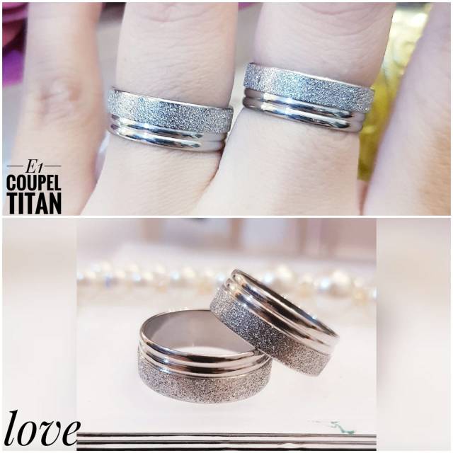 Titanium cincin couple 2125