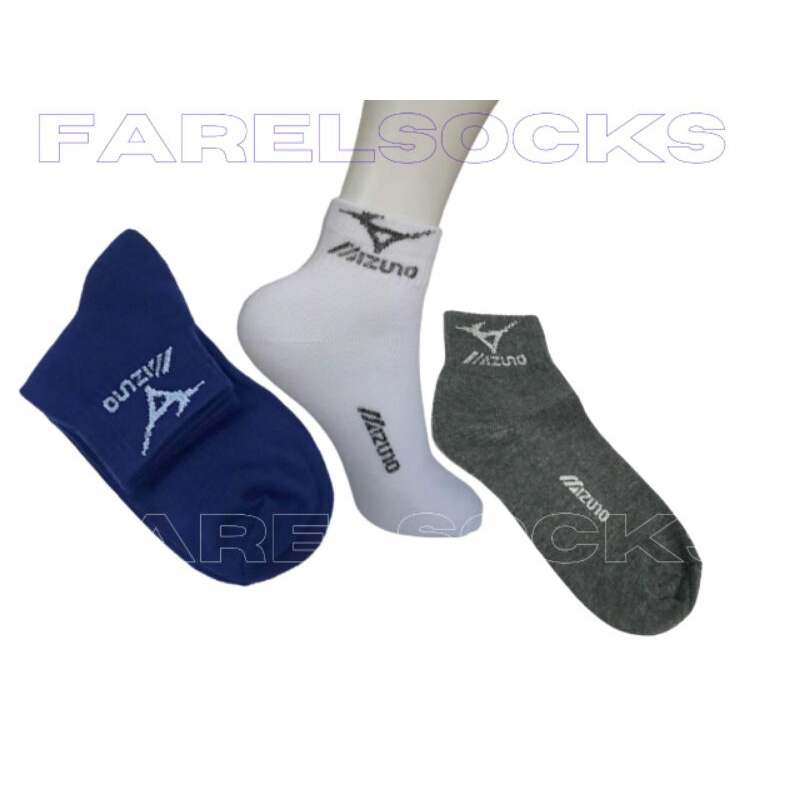 (3 pasang)kaos kaki pendek sport motif block yono/kaos kaki pendek motif pria wanita