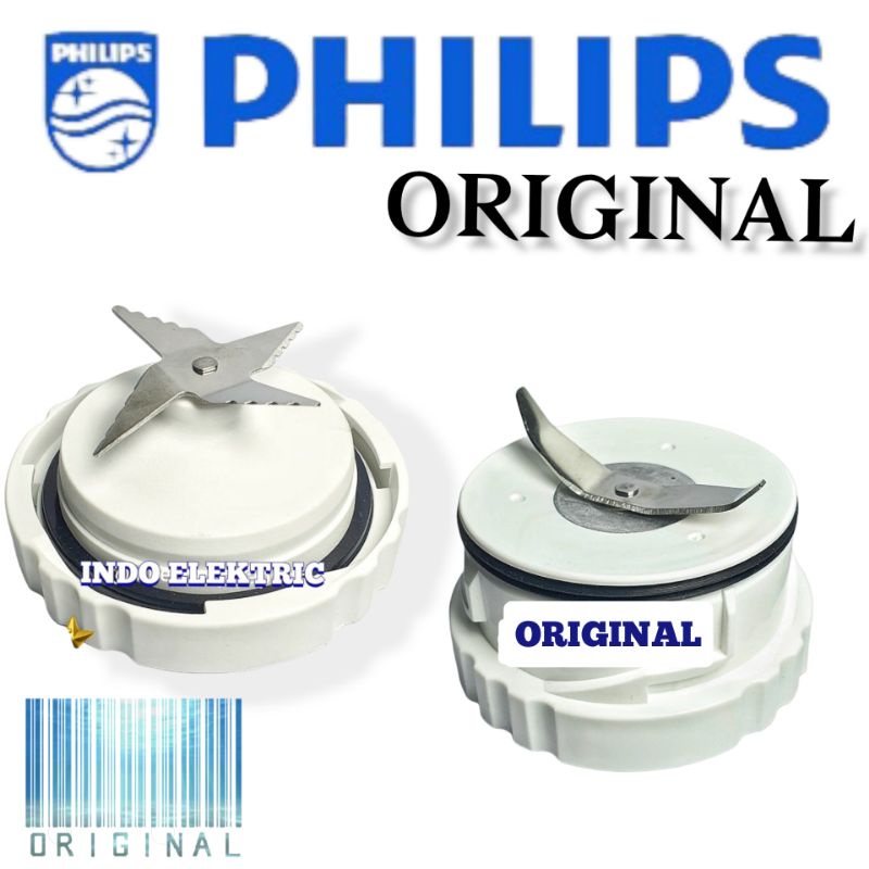 PISAU BUMBU + PISAU JUS/BLENDER PHILIPS MOUNTING HR 2115 2116 2061 2071 ORIGINAL