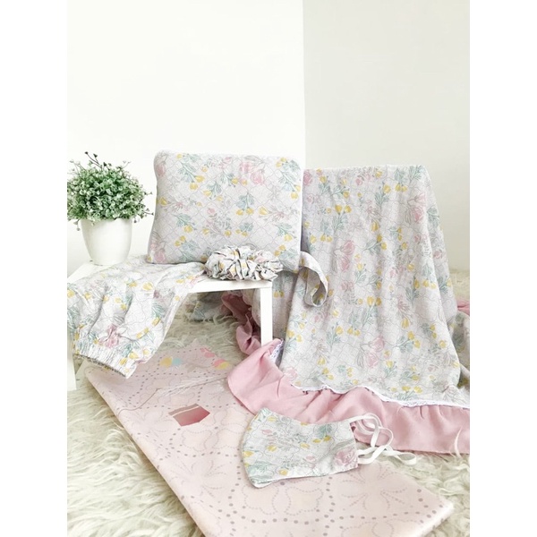 MUKENA MOTIF BAHAN KATUN JEPANG