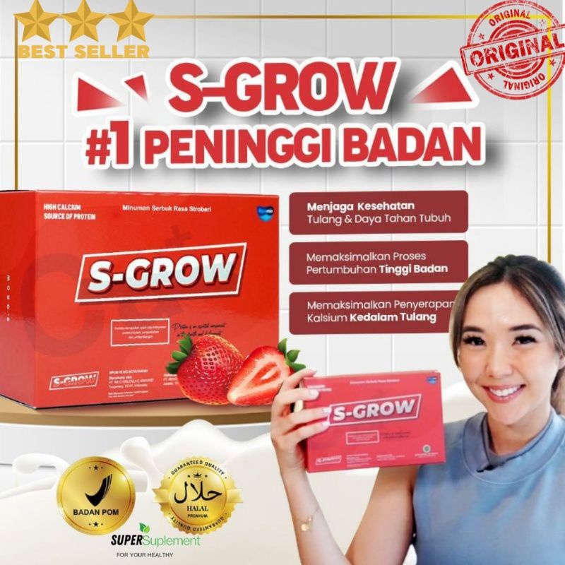

S-GROW Suplemen Peninggi Badan