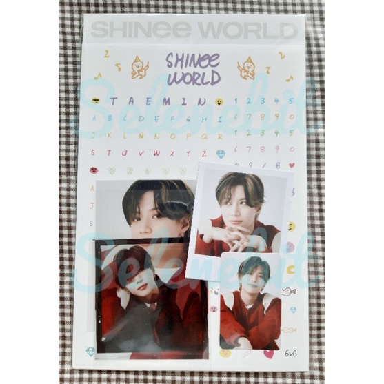 Ready INA SHINee Beyond Live MD Deco Sticker + Photo set - Taemin