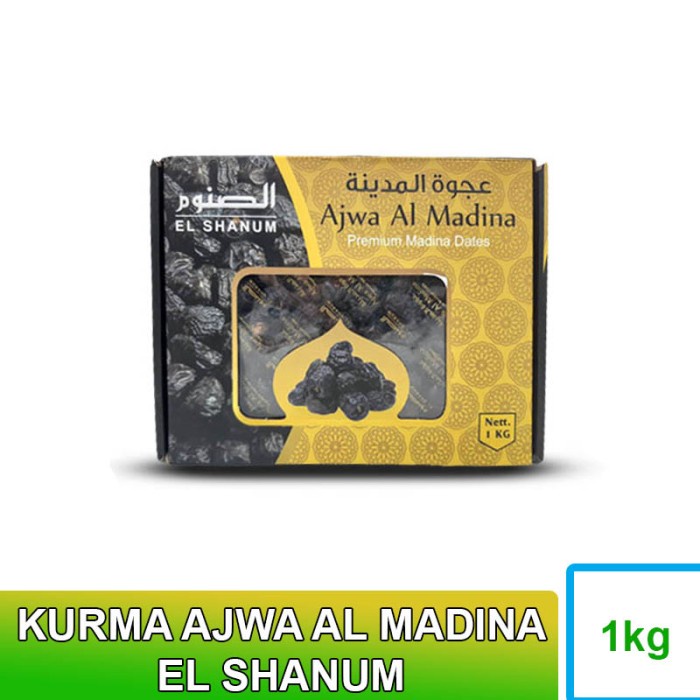 

Kurma Ajwa 1kg / Kurma Nabi / Kurma Ajwa Original / Promo