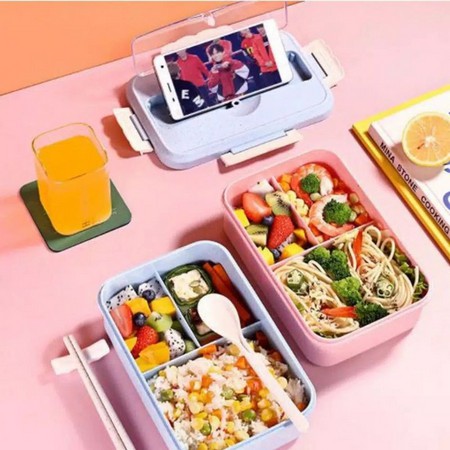 Kotak Tempat Makan / Lunch Box  / FREE SENDOK SUMPIT