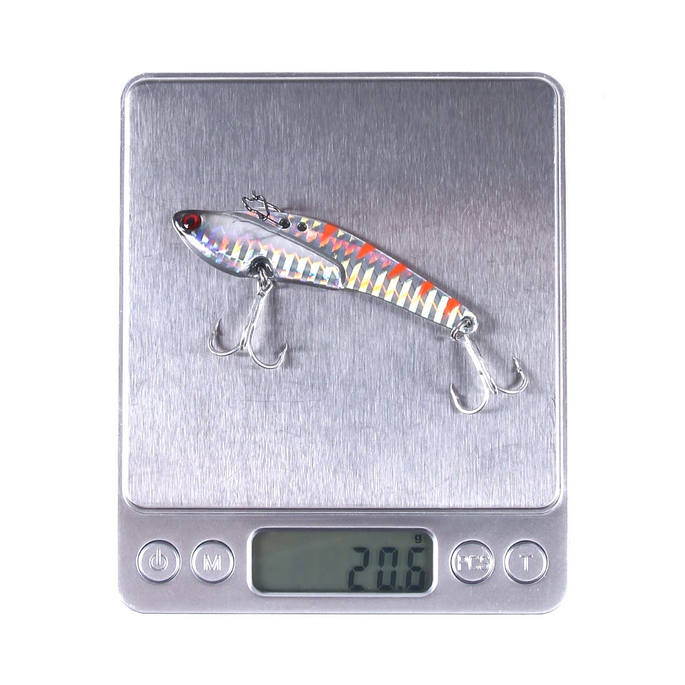 HENGJIA 1PCS Vibrating Fishing Lures 7.5cm 21g Fishing Bait Hot Sale Metal VIB Lures Fishing Vibe