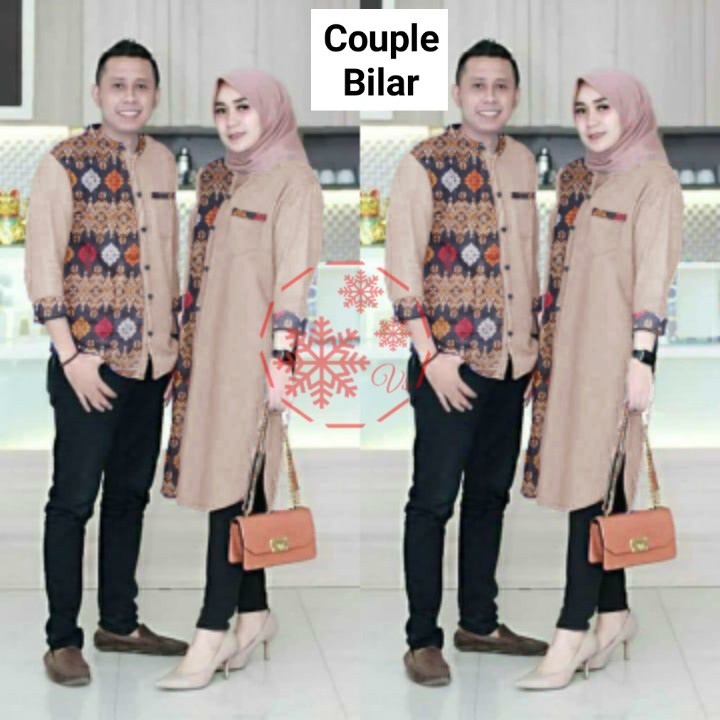 [Shenmyprint] Couple Bilal | Couple Batik | Couple Batik Modern | Couple Batik Gamis | Couple Batik 