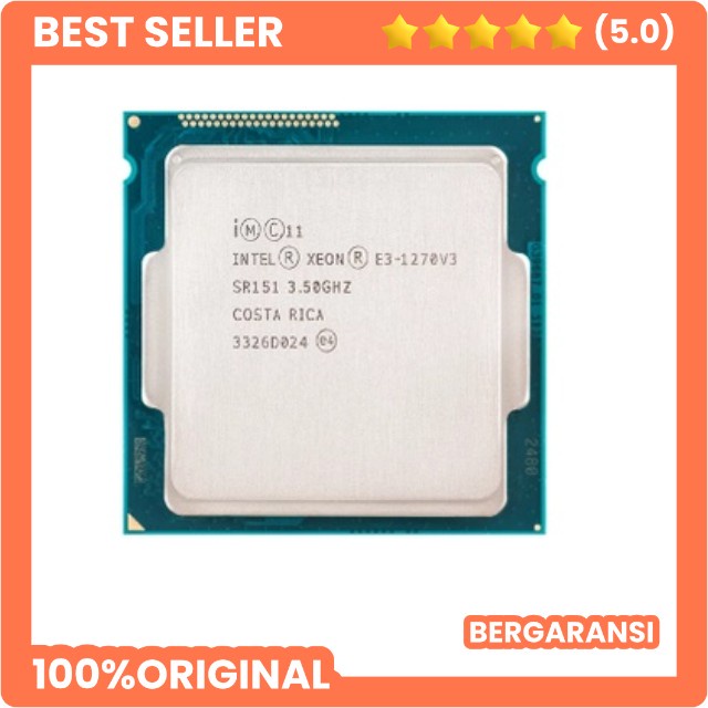 Prosesor Intel Xeon E3-1270 V3 3.50 GHz LGA 1150 Haswell
