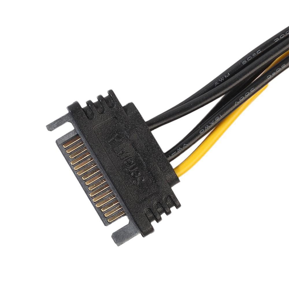 Kabel Adapter Sata Male To Molex 6 Pin Pcie Vga