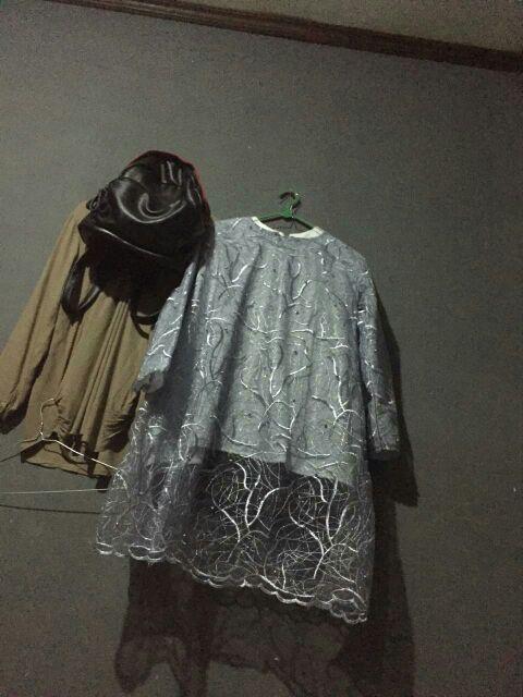 Batik Couple Kebaya Brokat Modern Tille Mutiara Shofia Termurah Bs052