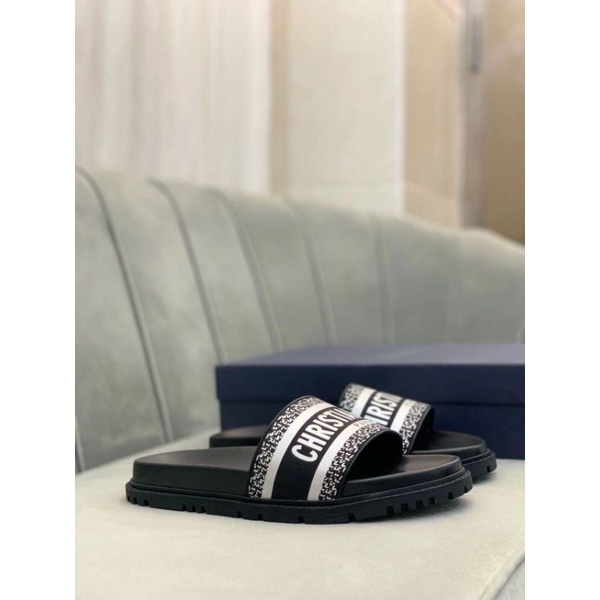 sandal pria d10R sendal flat selop cowok men slippers P1SHOES