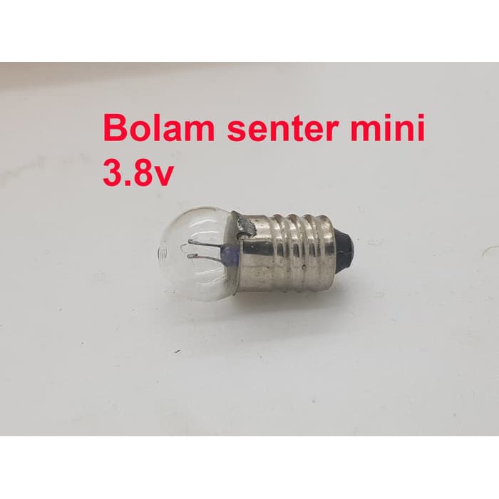 Lampu Bohlam Senter Mini 3.8 Volt merk RAPID