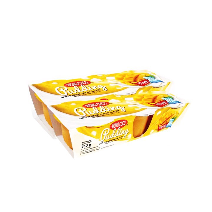 Wong Coco Pudding Mango 120gr x 6 | Shopee Indonesia