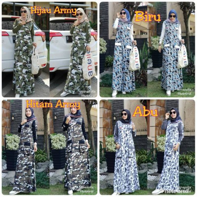 Rania Exclusive Gamis Army by MmaayRa