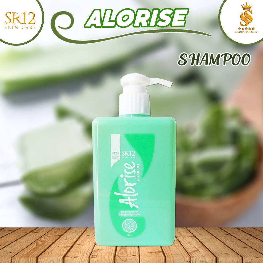 ALORISE SHAMPO SR12 / MENGHALUSKAN RAMBUT / PERAWATAN RAMBUT RONTOK KERING &amp; CABANG / SHAMPO HERBAL / saudagarsr12