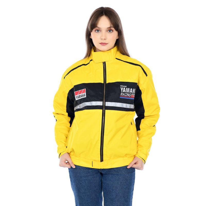 jaket Yamaha racing sport kuning motor RX king nmax F1