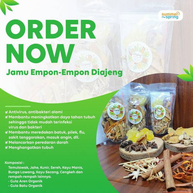 

Jamu empon empon Diajeng