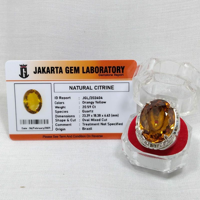 BATU CITRINE QUARTZ ASLI NATURAL BERSERTIFIKAT SIAP PAKAI