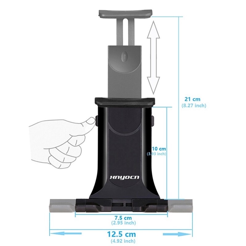 【Ready Stock】Xnyocn Cell phone car bracket 360 ° retractable rotating bracket for 4-12.9 inch car windshield bracket