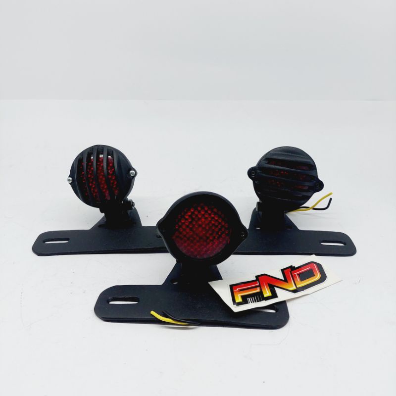 LAMPU STOP BULAT JAPSTYLE GRILL TRALIS STOPLAMP CUSTOM CAFERACER