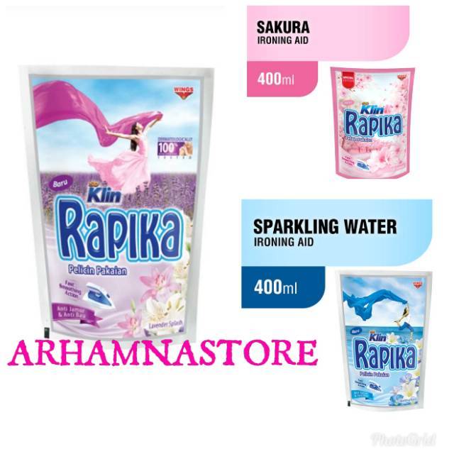 RAPIKA Sakura/Lavender/Sparkling Water Pouch 250ml/400ml