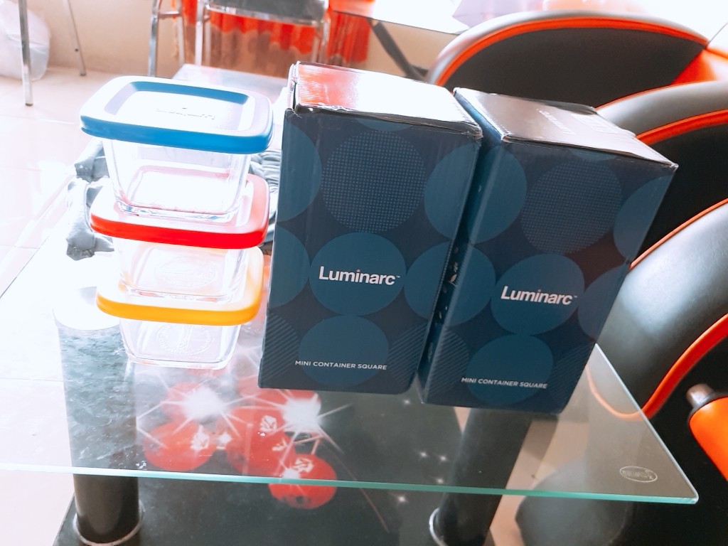 Toples Mini Luminarc Pure Square 200 Ml 3 Pcs/set