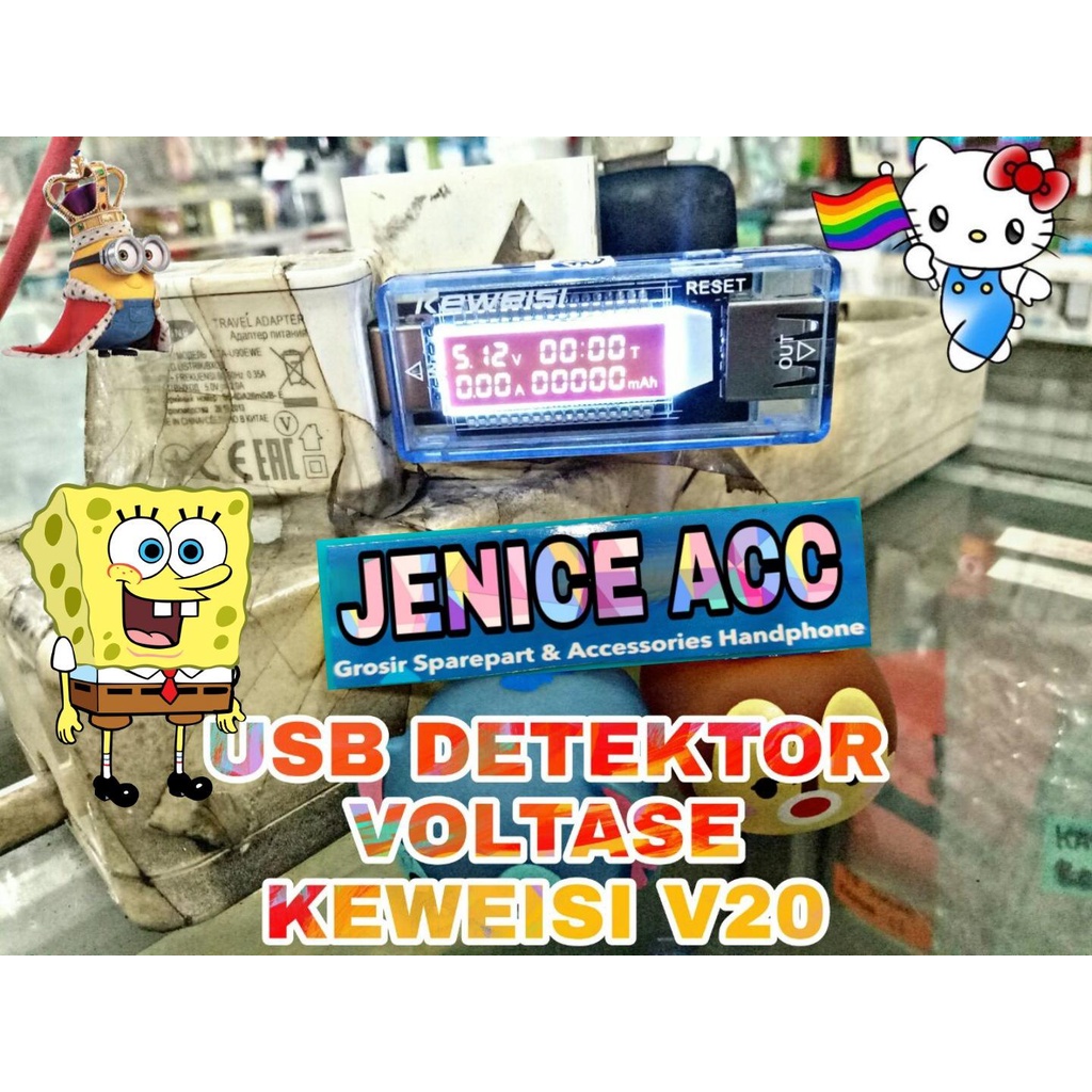 AVOMETER DIGITAL DETEKTOR USB KEWEISI V20 CURRENY VOLTASE