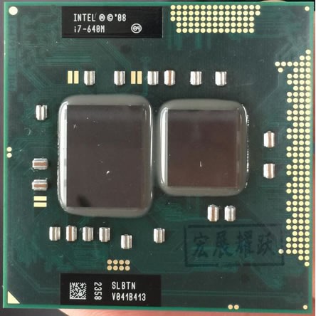 Intel Core I7 640M Processor Laptop 2.8-3.46GHZ