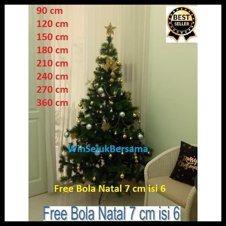Pohon Natal 1,8 Meter
