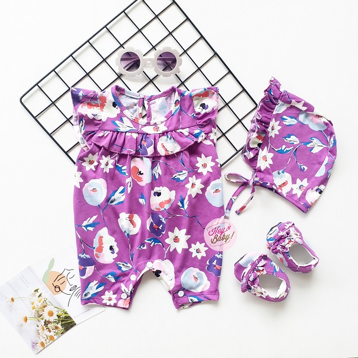 CL565 Baju Bayi Anak Cewek Usia 6, 7, 8, 9, sampai 18 bulan Lucu Nggemesin plus sepatu satu set