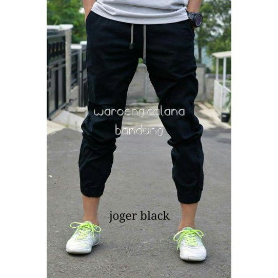 Celana Joger Jogger Pria Wanita Premium Outfit Jogger Pants Polos Panjang Katun Ngaret Dewasa