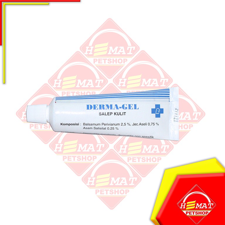 Obat Anti Jamur Kucing Anjing / Salep Jamur Kucing Derma Gel Dermagel