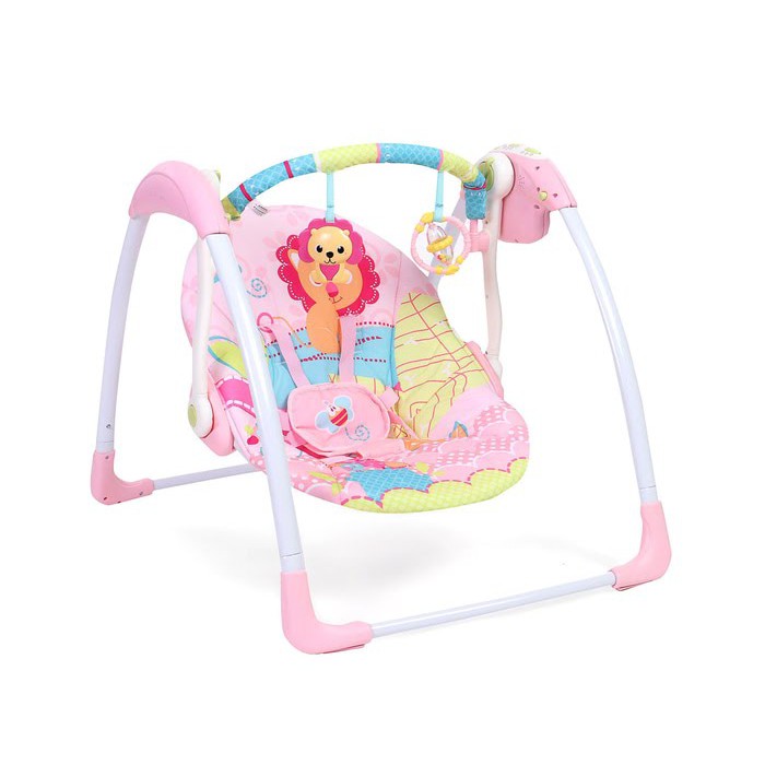 pink baby bouncer swing