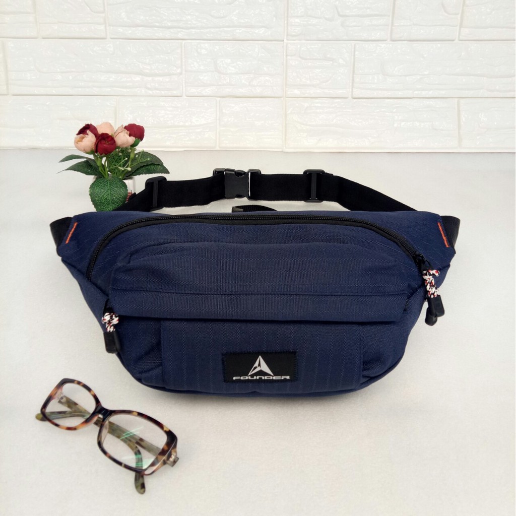 TAS PINGGANG SLEMPANG WAISTBAG CANVAS PRIA/WANITA AL-06