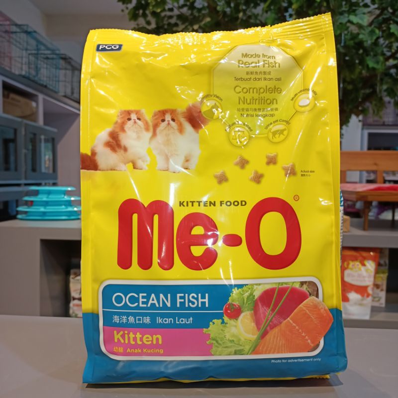 Meo Kitten Ocean Fish 1.1kg / Makanan kucing kering me-o