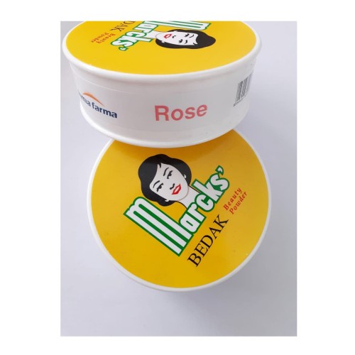 MARCKS BEDAK BEAUTY POWDER ROSE 40 GRAM CONTAINER