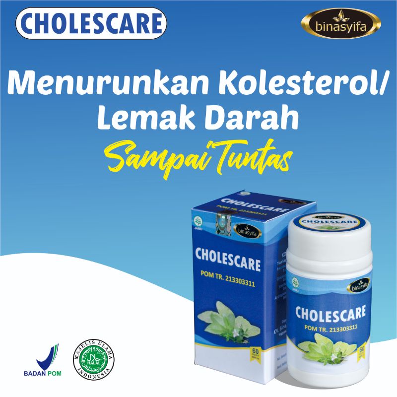 

BINASYIFA CHOLESCARE Obat Herbal untuk Menurunkan Kolestrol Tinggi Ampuh Menurunkan Lemak Darah