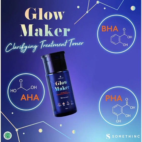 SOMETHINC Glow Maker AHA BHA PHA Clarifying Treatment Toner