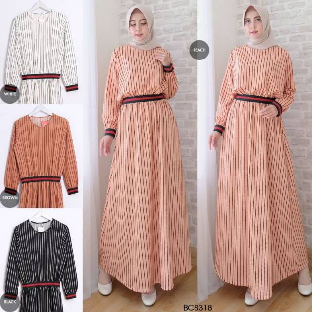 GAMIS CANTIK RIB FINA FIT TO XL GAMIS WANITA MUSLIMAH ORI