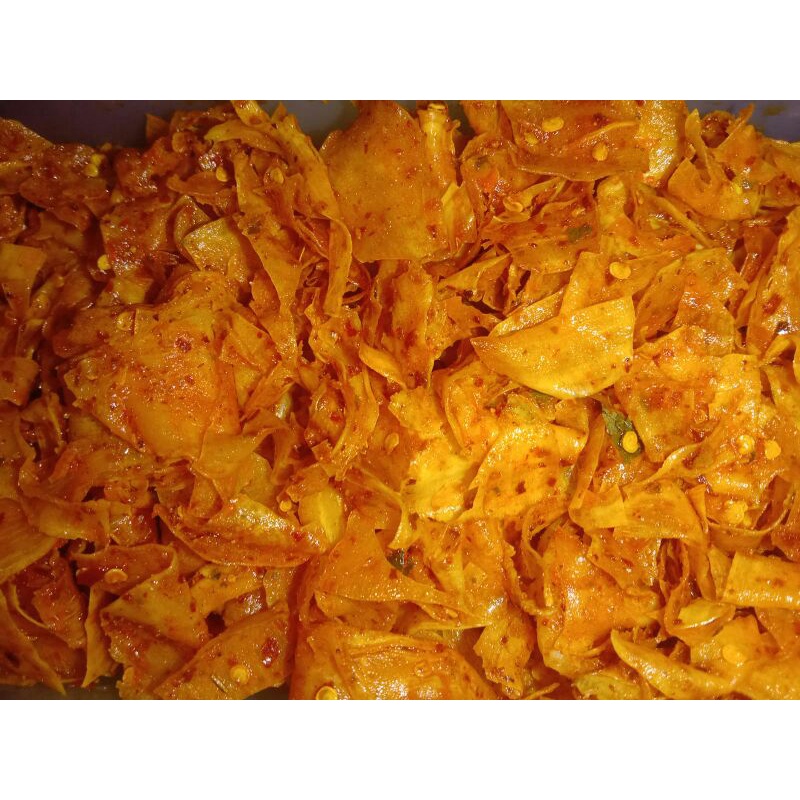 

yasshhhh new kripik dds pedes daun jeruk by dds 350gram ( kripik galing/kripik setan )