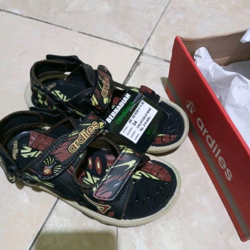 Sepatu sandal anak laki gunung anak ardiles SG NOW  31-39