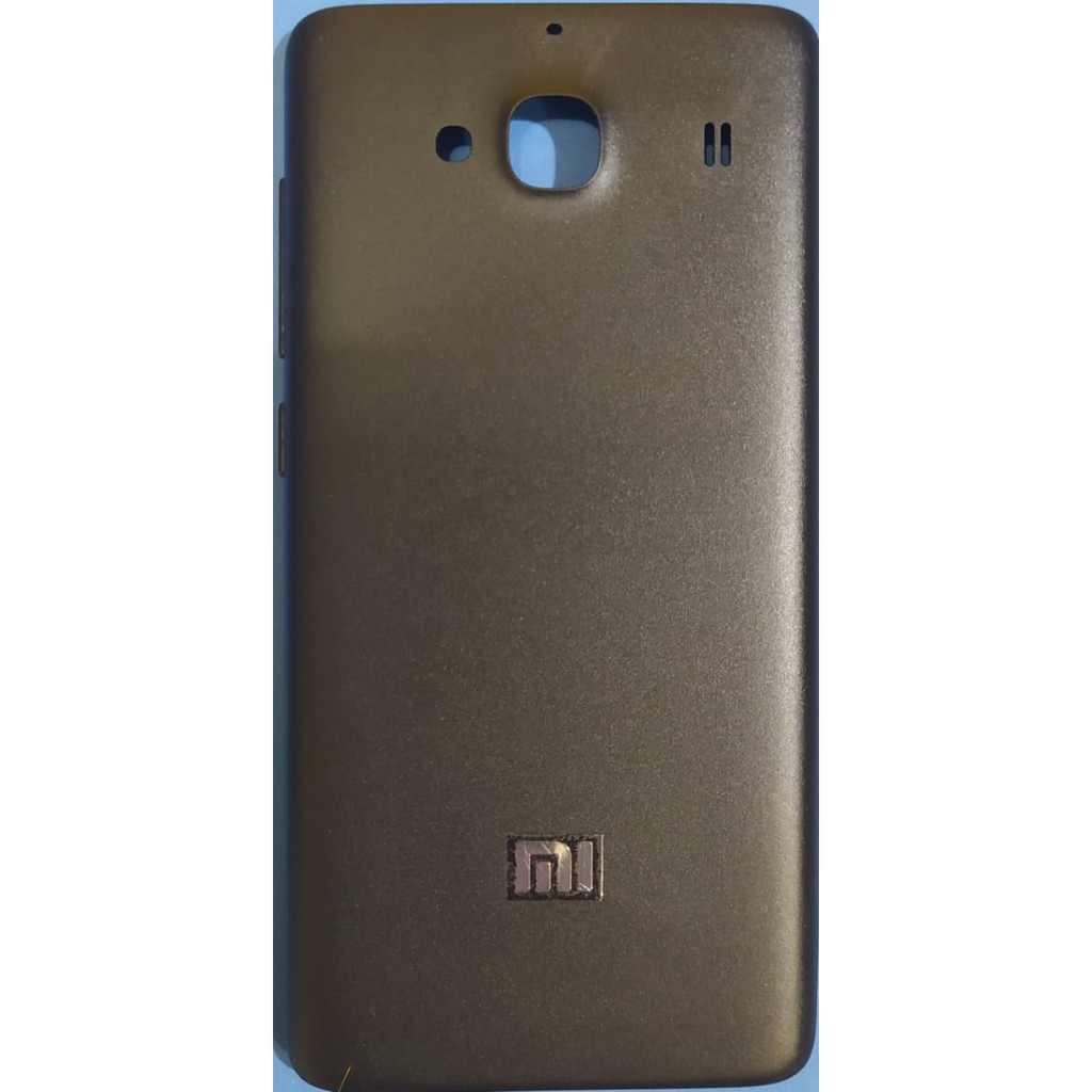 KESING BELAKANG BACK CASHING DOOR XIAOMI REDMI 2 HITAM = REDMI 2S/2 PRIME MODEL : HM 2LTE-CU