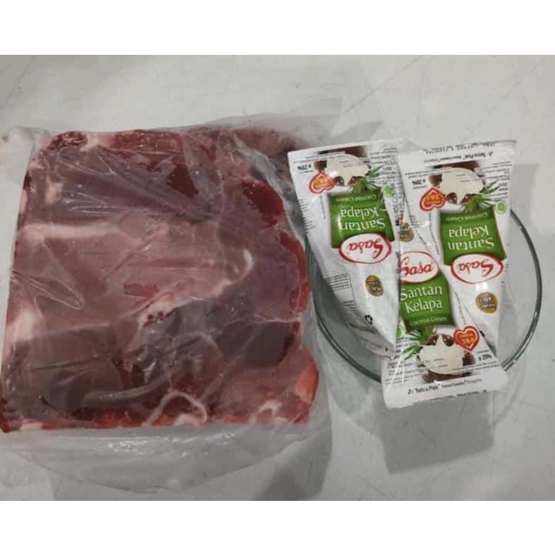 

Paket Daging Sapi 1 Kg + Santan Cair Sasa 3 Pcs Free Mangkok (Dansa)