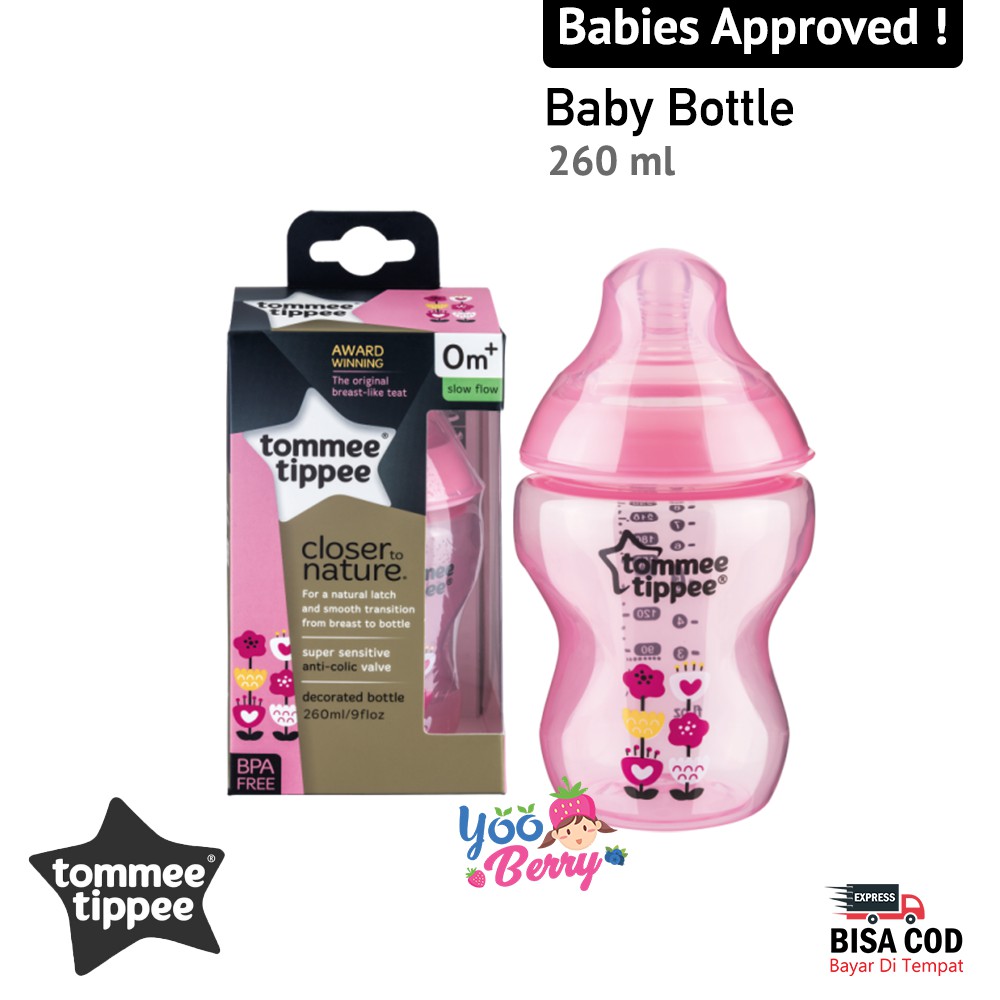 tommee tippee closer to nature pink