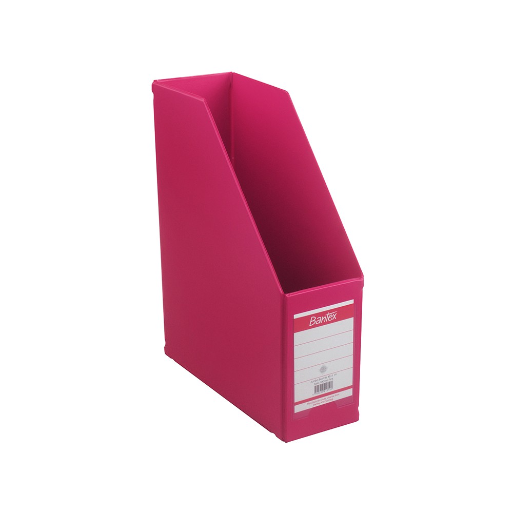 

Bantex Magazine File (Box File) 10cm Folio Pink #4011 19 PKM Bandung