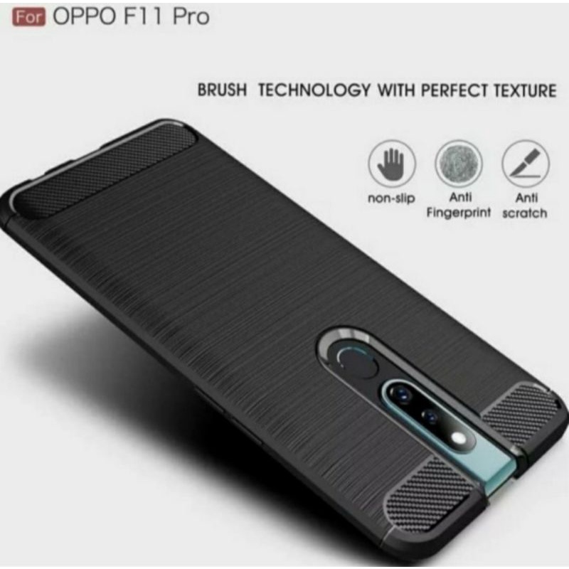 Oppp F11 F11 Pro soft case silikon carbon