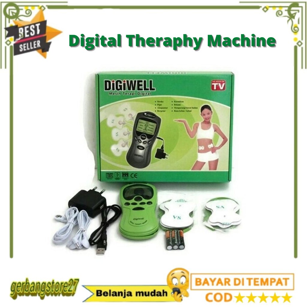COD Digiwell Alat Pijat Akupuntur Elektrik Digital Therapy Acupuncture